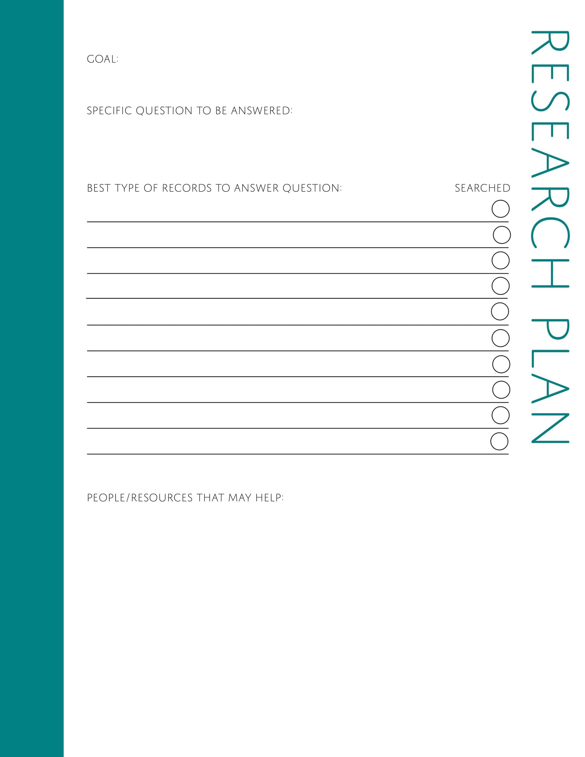 Research Plan Bundle: Printable Genealogy Forms (Digital Download) – Family Tree Notebooks research-plan-bundle-printable-genealogy-forms-digital-download-family-tree-notebooks