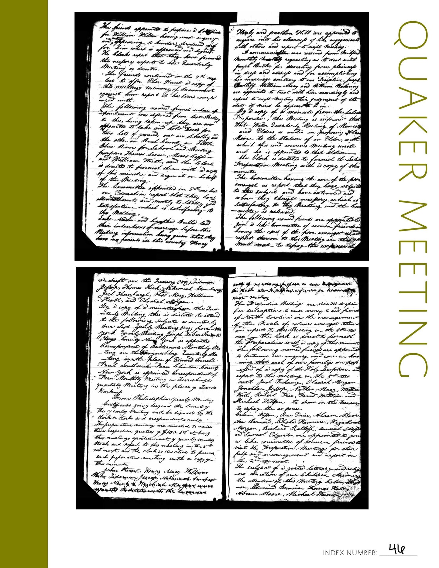 Quaker Meeting: Printable Ancestry Form for Genealogy (Digital Download)