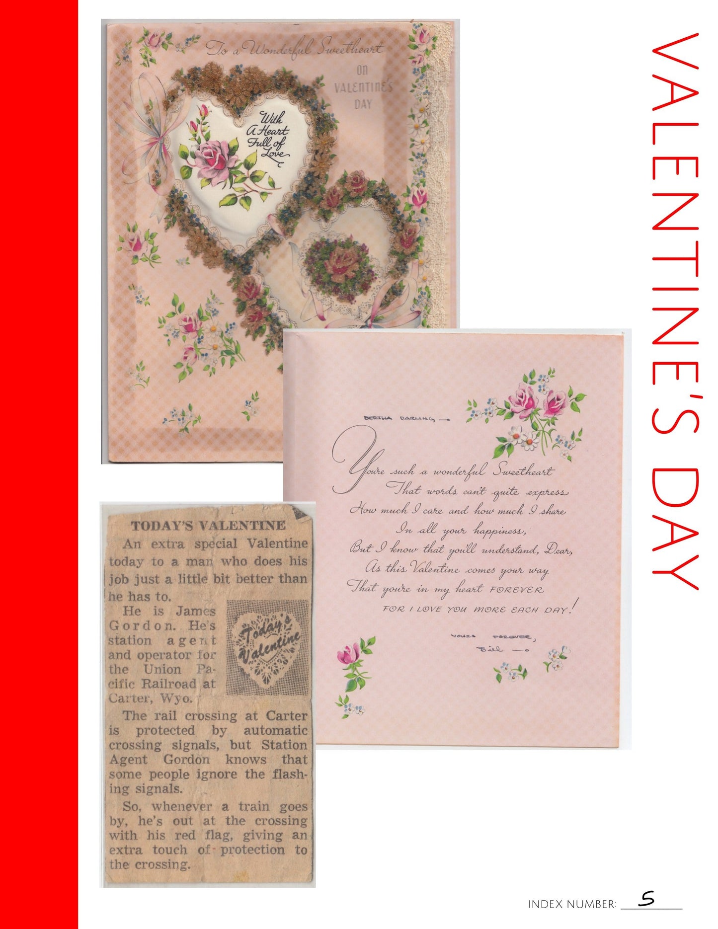 Valentine's Day: Printable Genealogy Form (Digital Download)