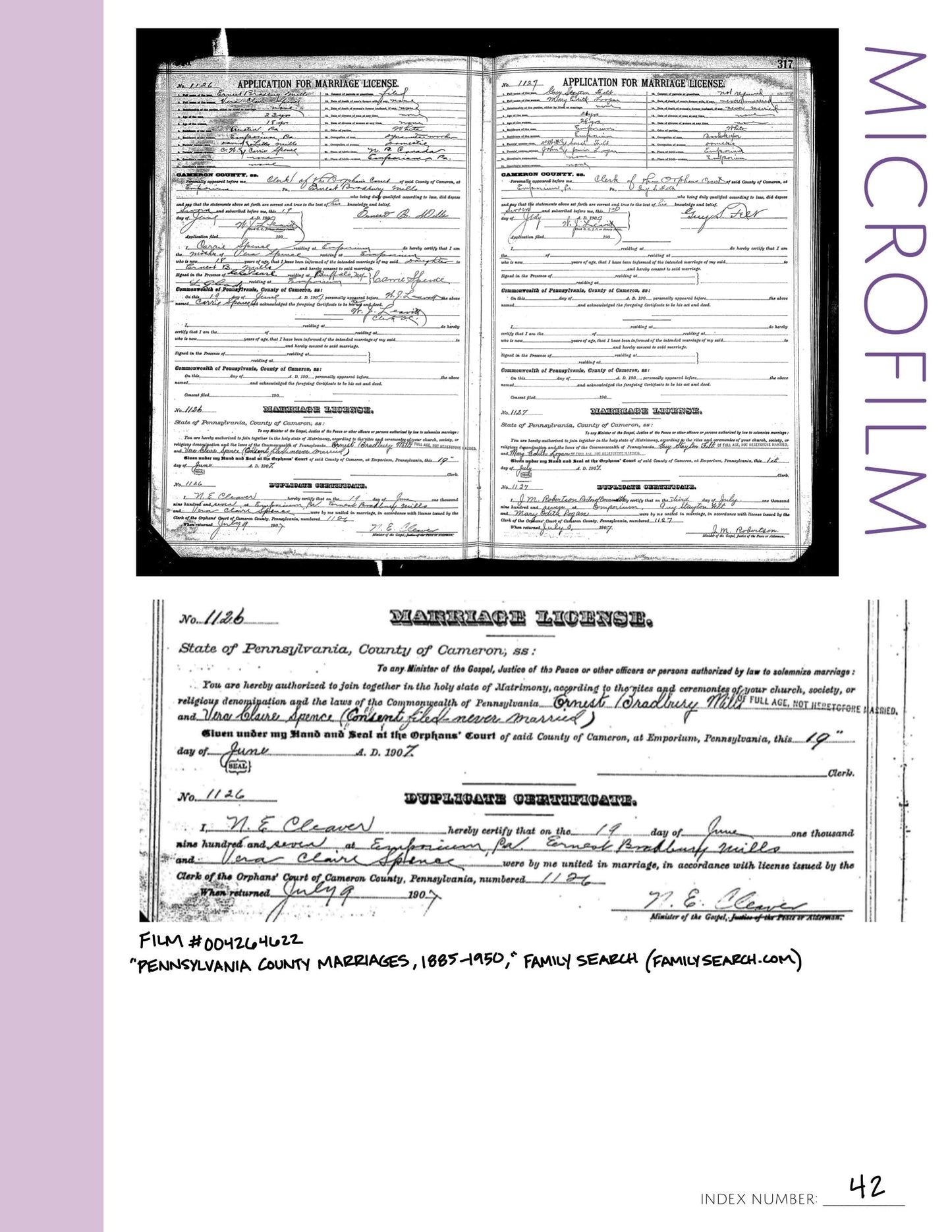 Microfilm Bundle: Printable Genealogy Forms (Digital Download)