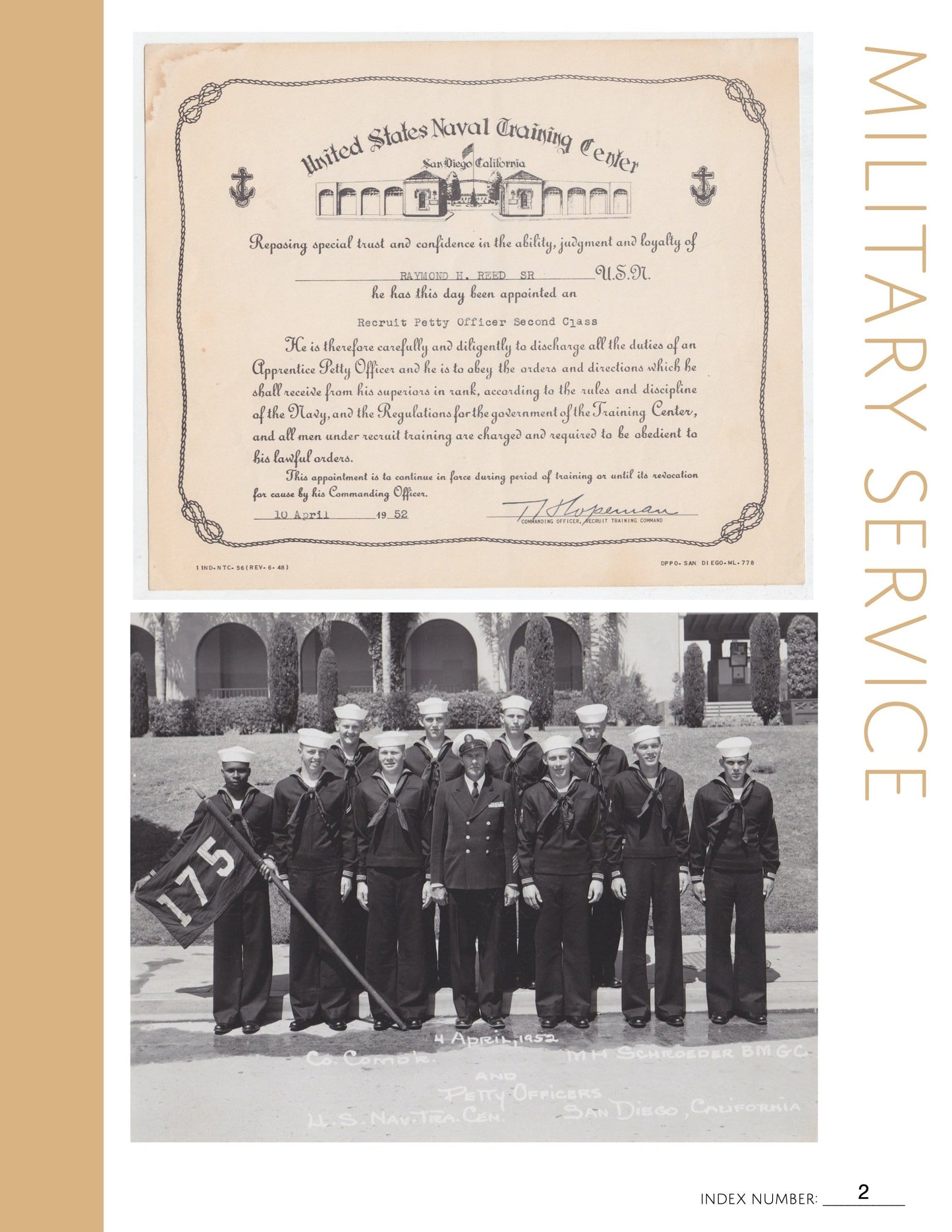 Military Service: Printable Genealogy Form (Digital Download)