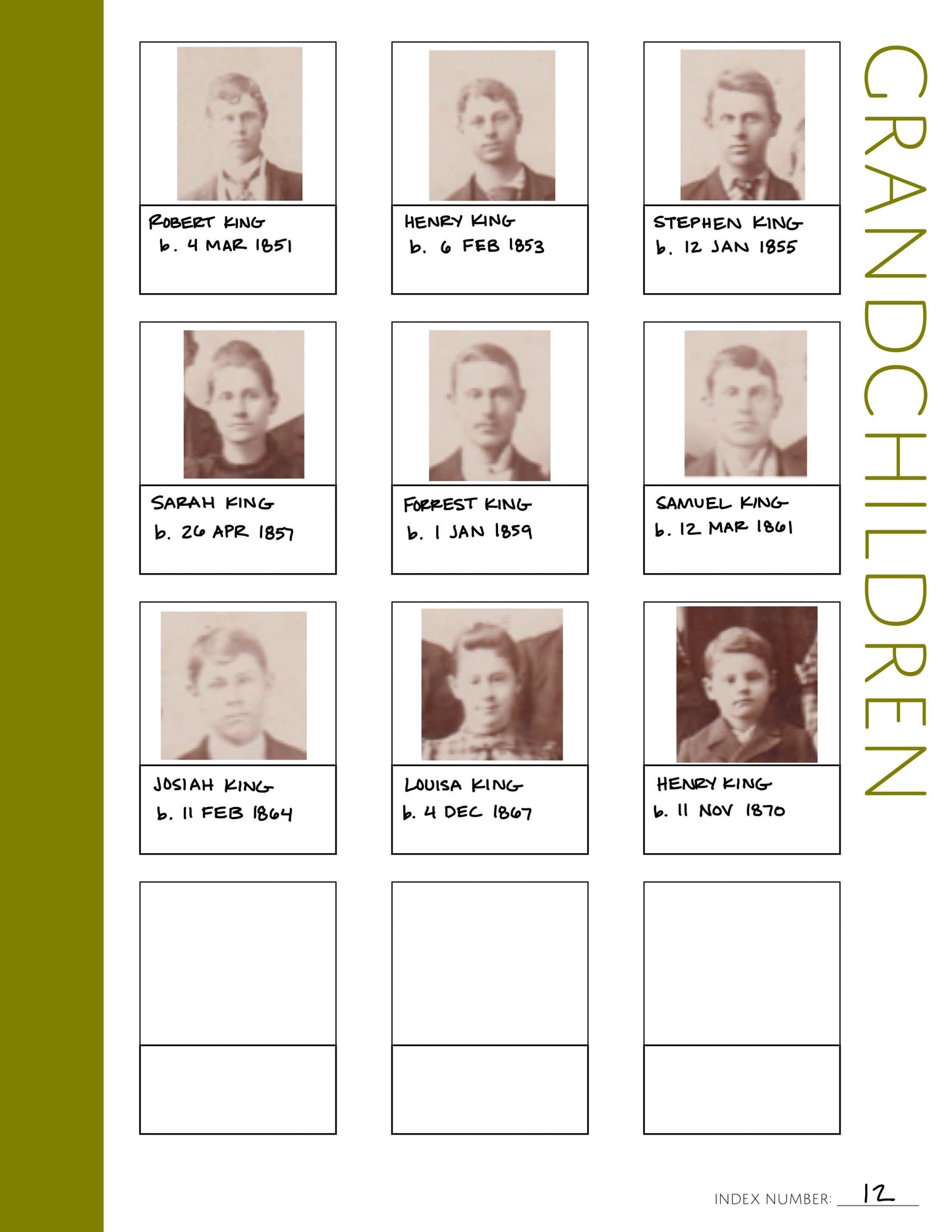 Grandchildren Bundle: Printable Genealogy Forms (Digital Download) - Family Tree Notebooks