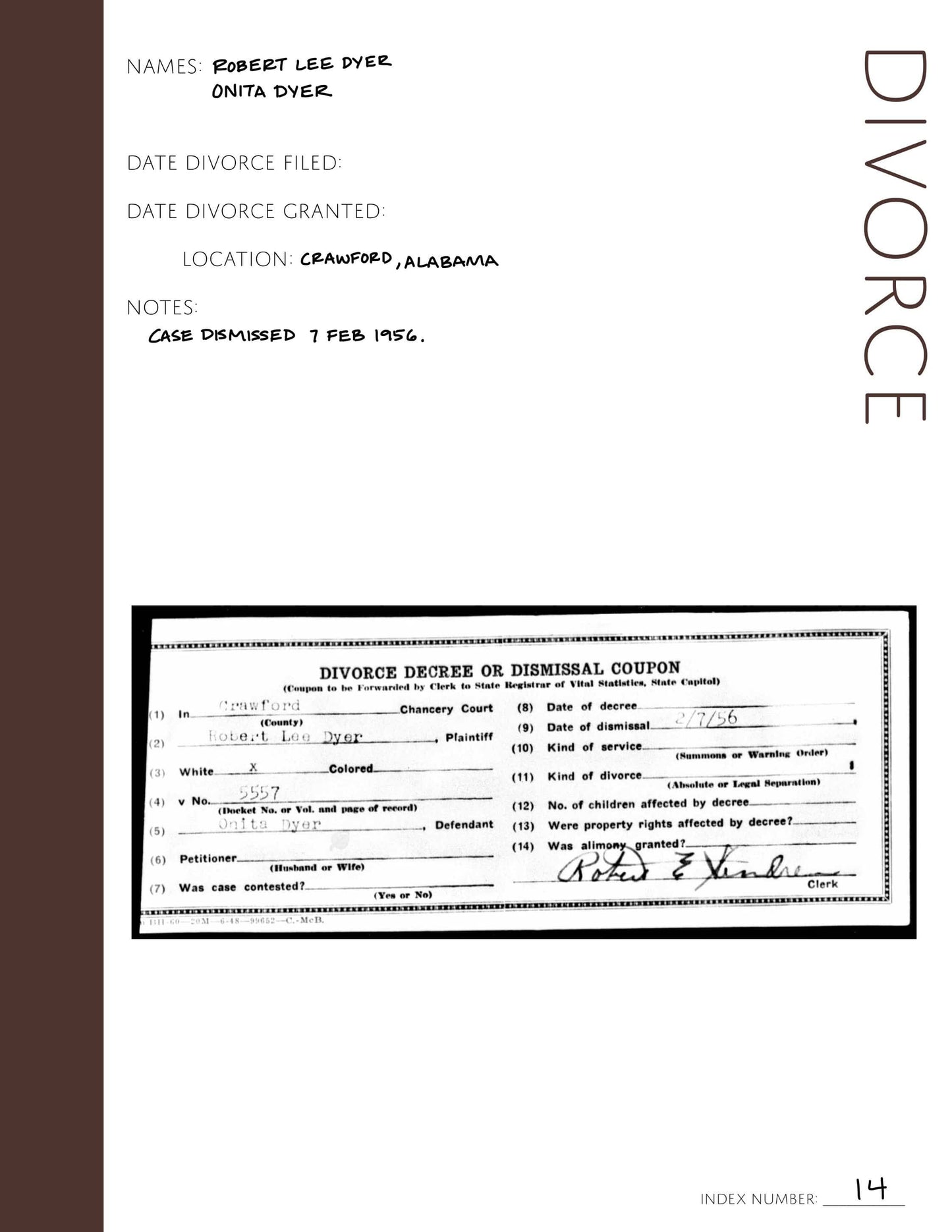 Divorce Bundle: Printable Genealogy Forms for Family History Research (Digital Download)
