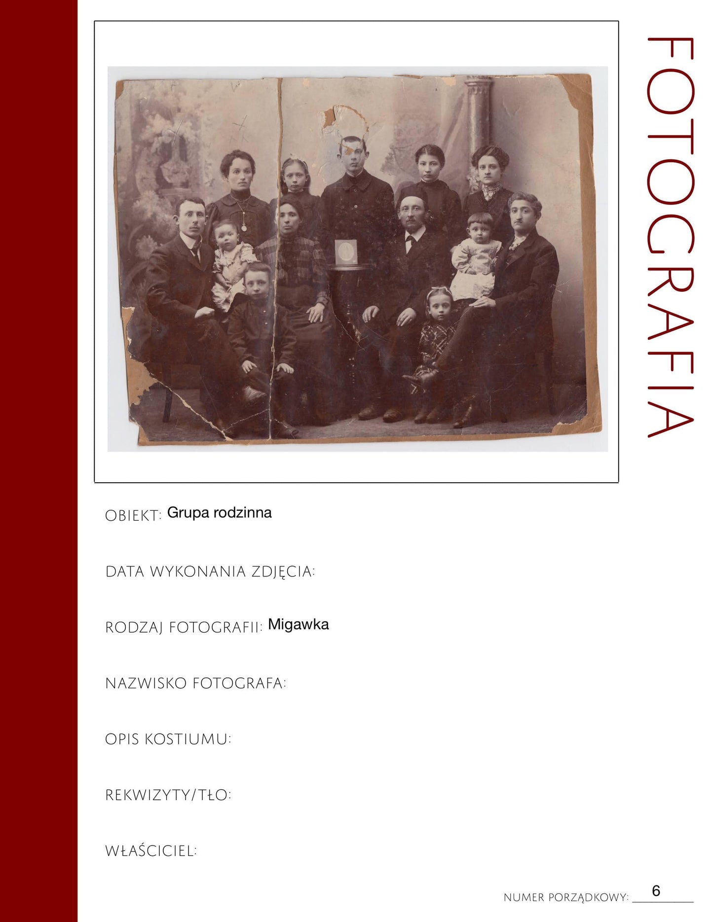 Deluxe Genealogy Pages in Polish /// 200-Page Family History Bundle - Maroon (Digital Download)