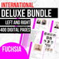 International Deluxe Family History Bundle - Fuchsia (Digital Download) - Family Tree Notebooks