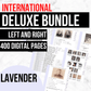 International Deluxe Family History Bundle - Lavender (Digital Download) - Family Tree Notebooks