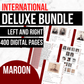 International Deluxe Family History Bundle - Maroon (Digital Download)
