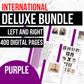 International Deluxe Family History Bundle - Purple (Digital Download) - Family Tree Notebooks