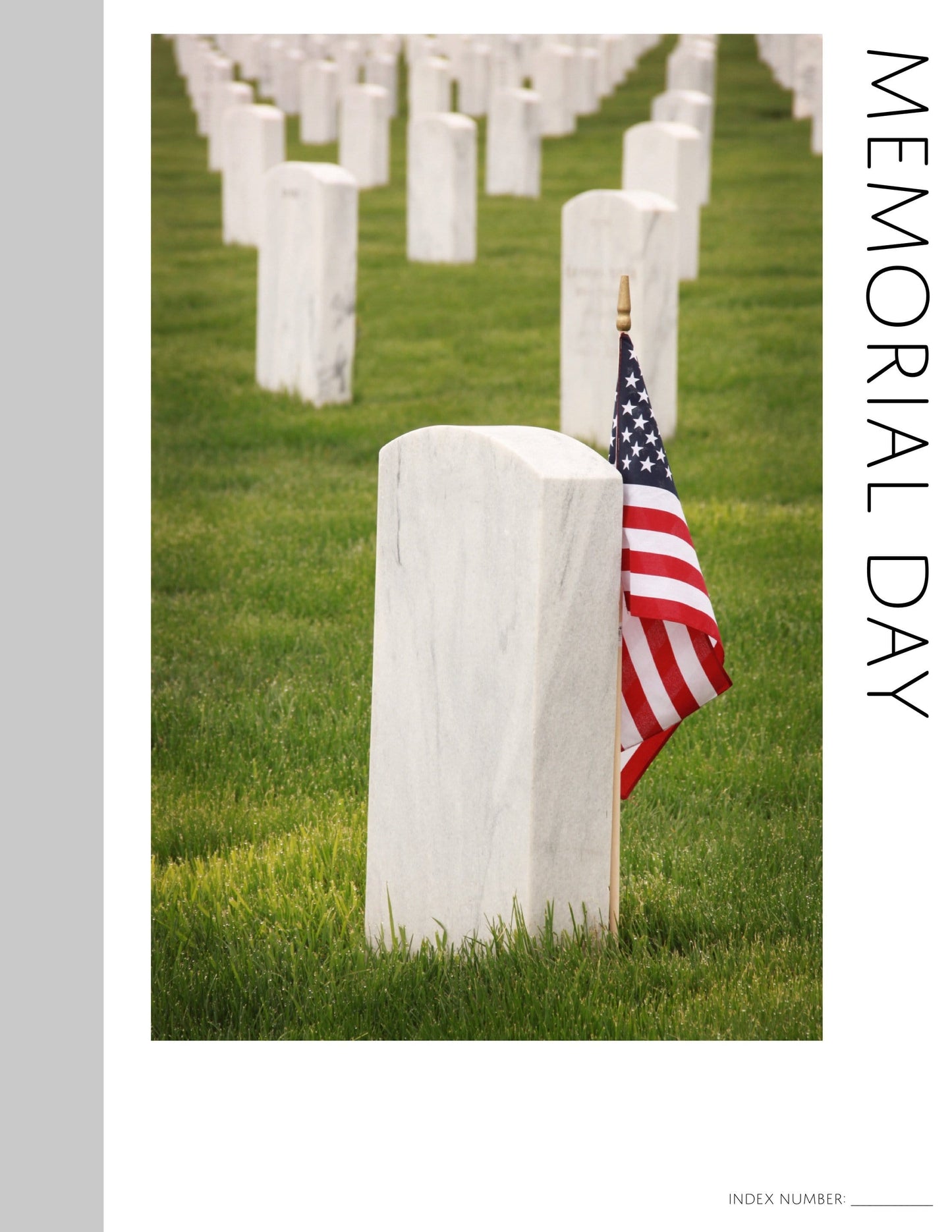 Memorial Day: Printable Genealogy Form (Digital Download)