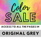 Color Sale: All the Original Grey Pages