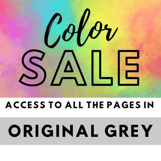 Color Sale: All the Original Grey Pages