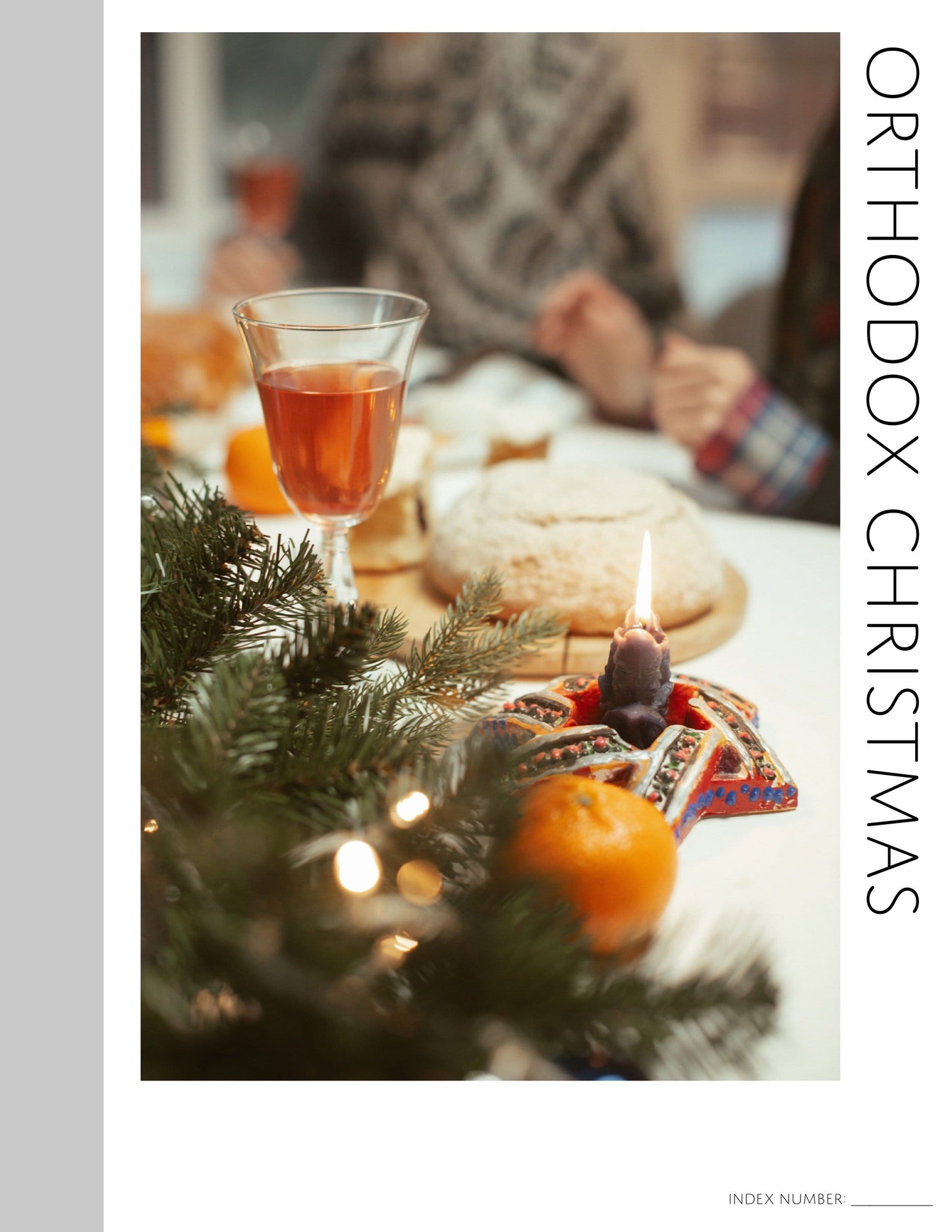Orthodox Christmas: Printable Genealogy Form (Digital Download)