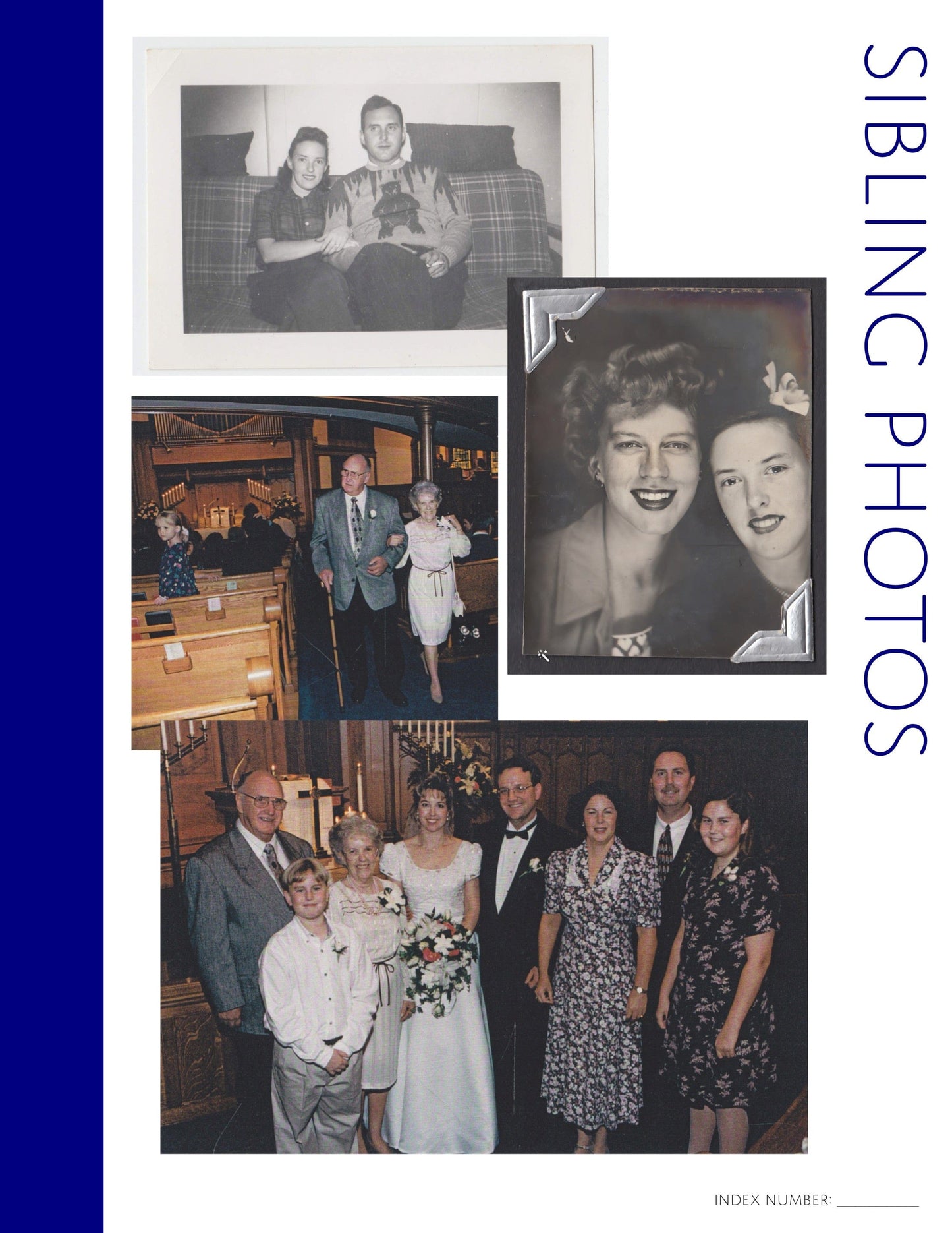 Sibling Photos: Printable Genealogy Form (Digital Download)