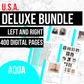 USA Deluxe Family History Bundle - Aqua (Digital Download)