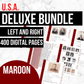 USA Deluxe Family History Bundle - Maroon (Digital Download)