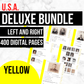 USA Deluxe Family History Bundle - Yellow (Digital Download)