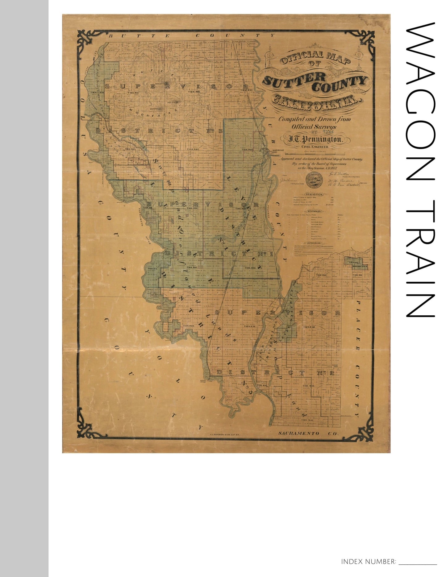 Wagon Train: Printable Genealogy Form (Digital Download)