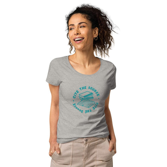 Cite the Source Grey - Women’s basic organic t-shirt